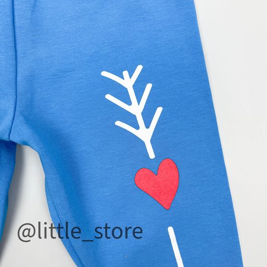 Легинсы хлопковые, Голубые