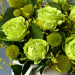 «Лайм» - композиция из стабилизированных цветов