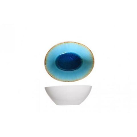 Миска 10,5*9*4 см, 100 мл, фарфор, покрытие-глазурь LAGUNO AZZURO