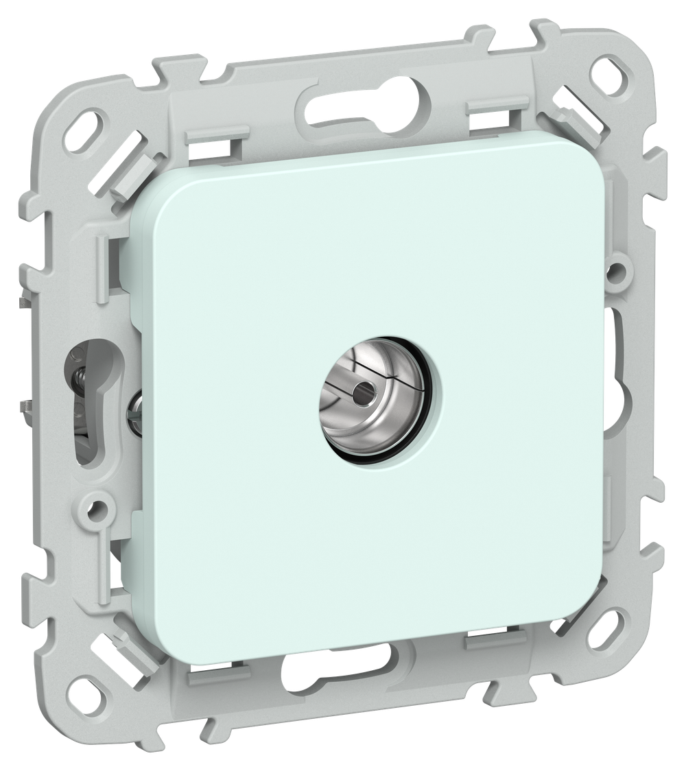 FLITE Розетка TV экранированная проходная тип M РТВм-1-1-2-ФлХЛ холодный лед IEK