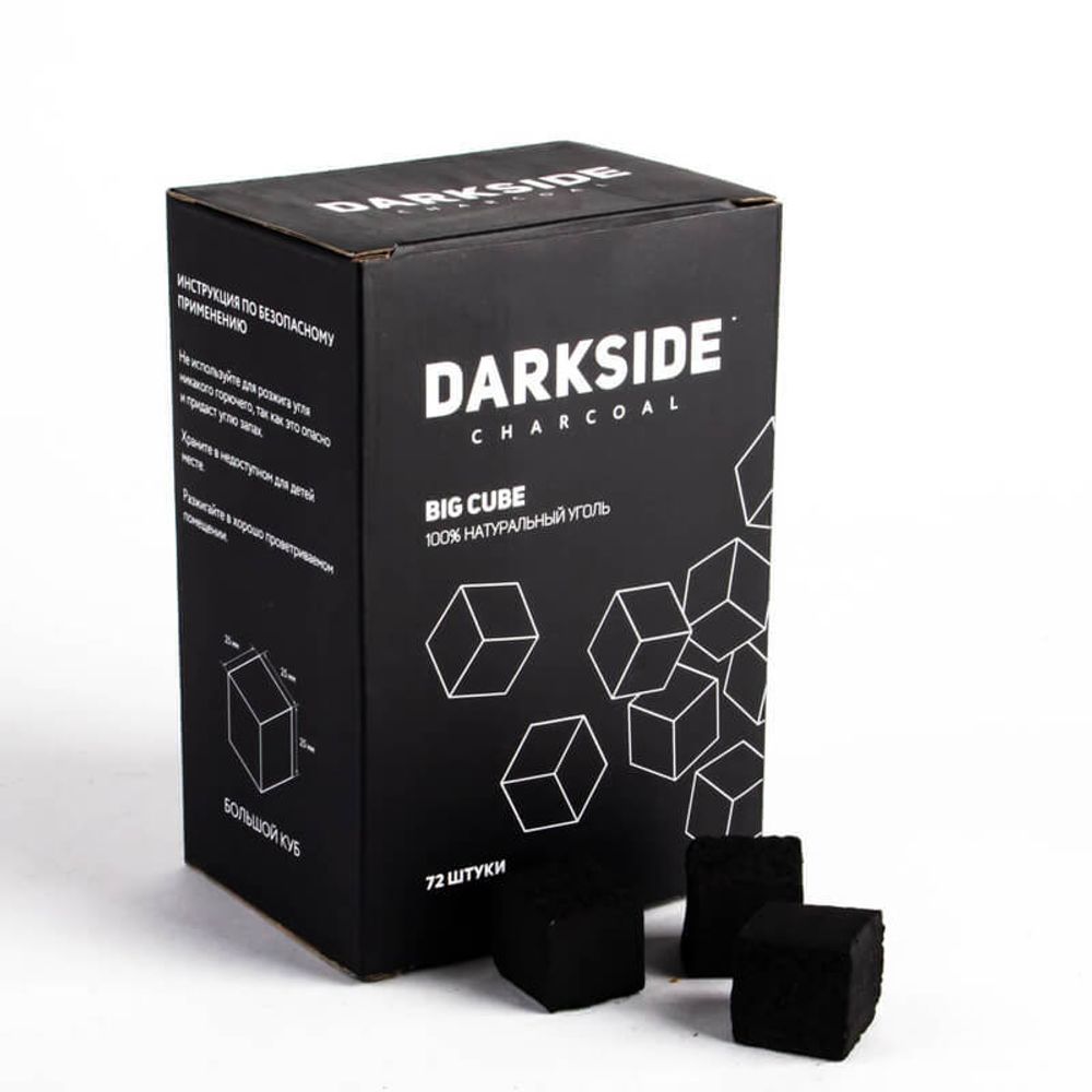 Уголь для кальяна Darkside 25mm 72шт