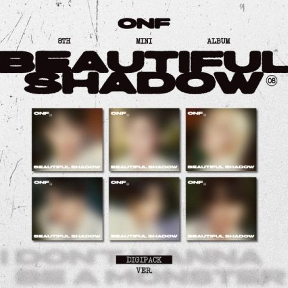 Альбом ONF - BEAUTIFUL SHADOW 8th Mini Album DIGIPACK 6 Version SET