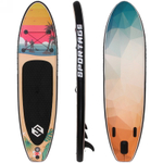 SUP-доска для плавания Gradient, 320*80*15 см + 4 аксессуара, до 150 кг Sportage