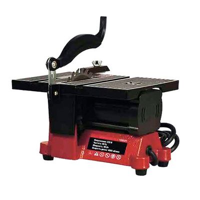 Циркулярная настольная пила. 120 Вт, 4500 об/мин, диск 100 мм