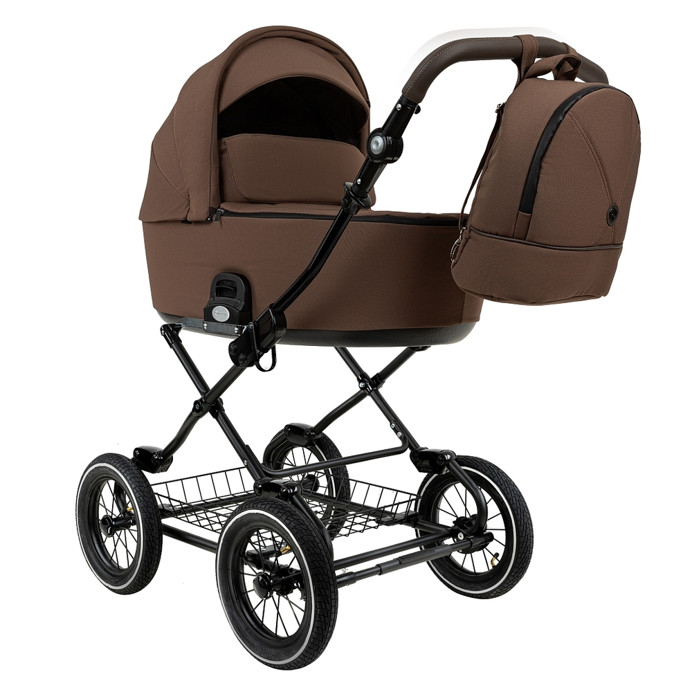 Коляска 2 в 1 ROAN BASS NEXT 2.0 CLASSIC d12 Mocha Mousse