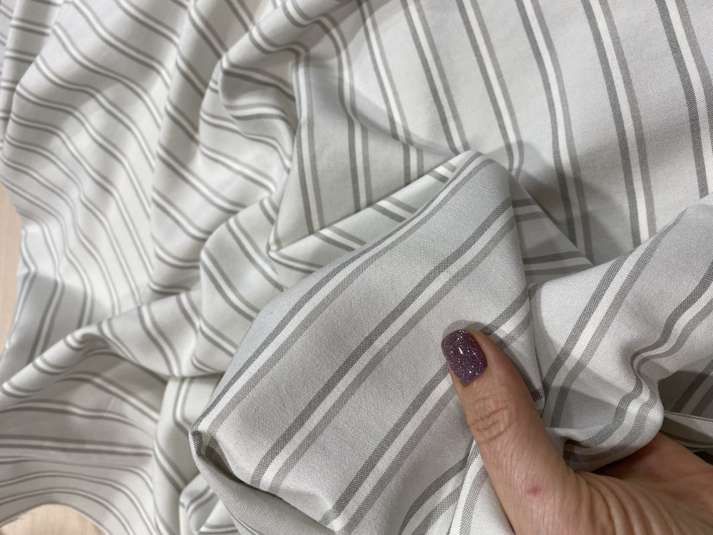 ткань рубашечная - 80% хлопок 20% вискоза (Италия) ш-150см 1м