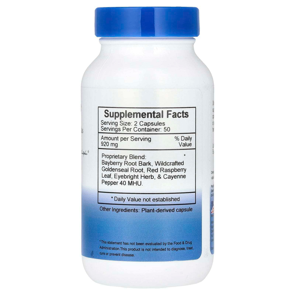 Christopher's Original Formulas, травяная формула для зрения, 100 вегетарианских капсул