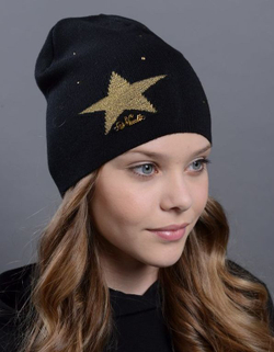 Gold star шапка
