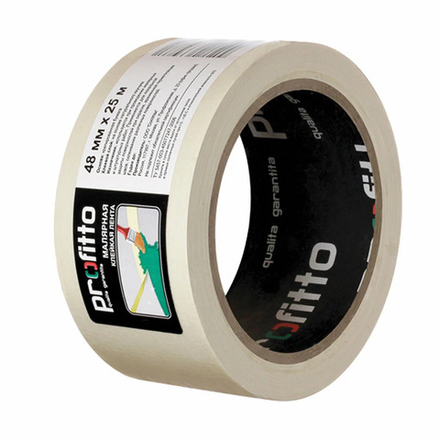 Клейкая лента малярная 48 мм х 36 м PROFITTO (36 шт/кор)