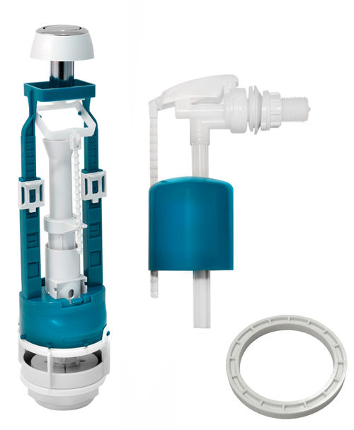 Арматура д/бачка ИНКОЭР с БОК (кор. кл.) 1/2 кнопка (20/1шт)