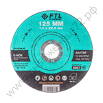 Круг отрезной по нержавеющей стали FTL E-Nox 125 х 1,0 х 22,2 мм A54TBF