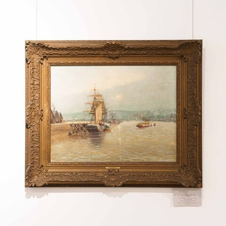 Картина «Bateaux Dans Le Port De Rouen / Лодки в порту Руана»