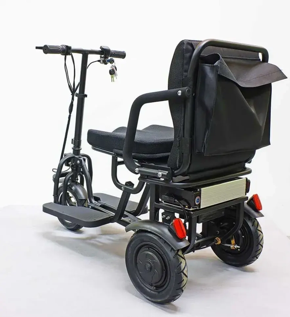 Электротрицикл Green Camel Кольт V700 (48V 2x350W) с сиденьем