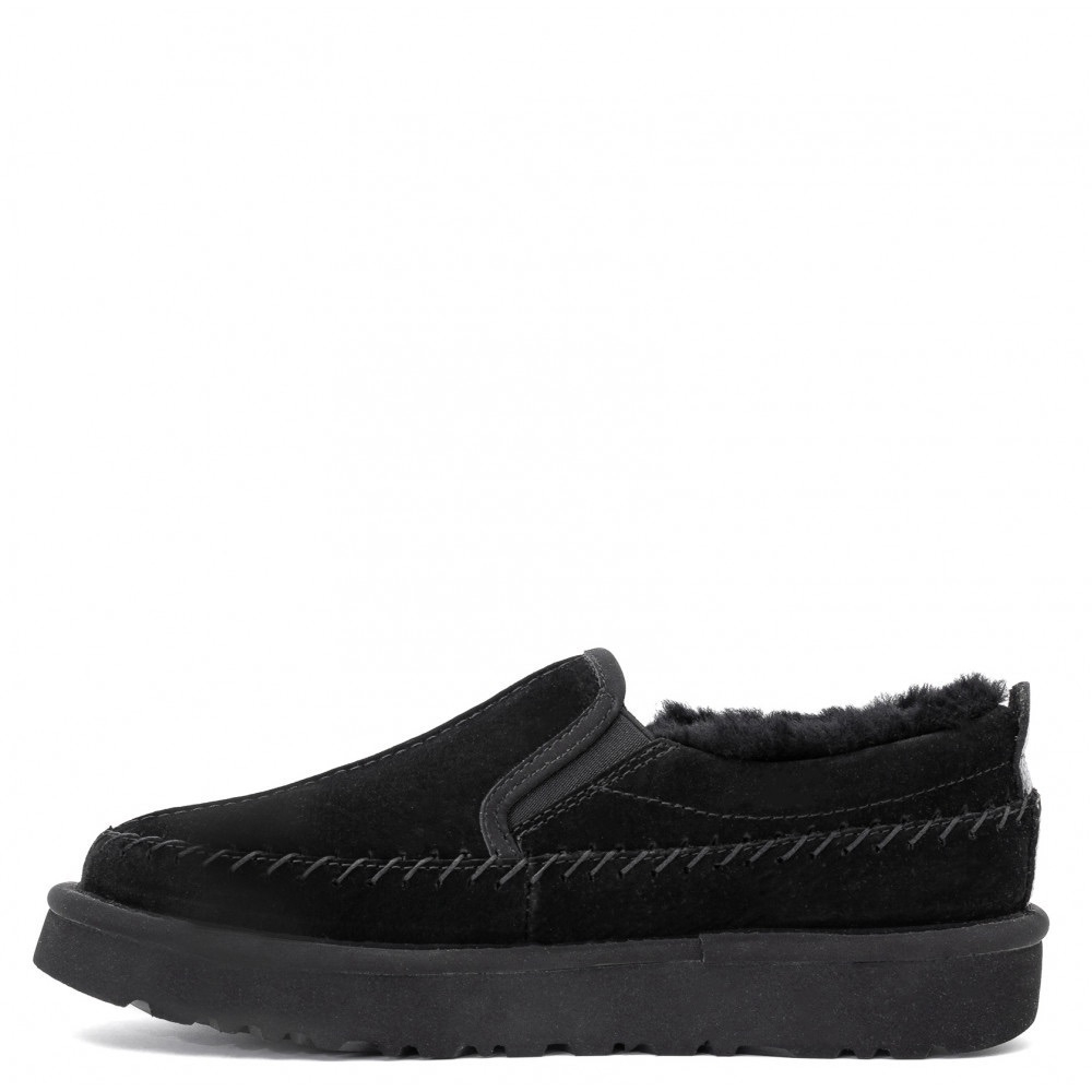 UGG Stitch Slip On Black