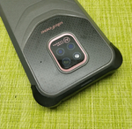 Ulefone Power Armor 14 Pro - задняя крышка (корпус) со стеклом камеры + антенна NFC+ антенна беспроводной зарядки + динамик слуховой верхней (ORIG-SP)