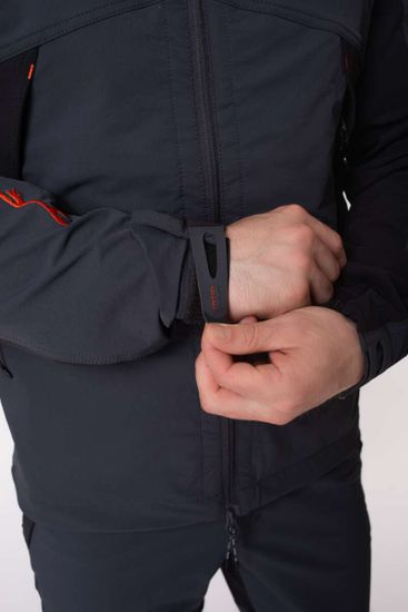 Костюм "REPTIL" кур+бр (SoftShell APEX, серо-чёрн)