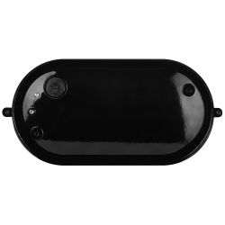 Светильник ЭРА НБП 04-60-002 Акватермо алюминий/стекло решетка IP54 E27 max 60Вт 212х105 черный