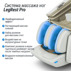 Массажное кресло UNIX Aura White