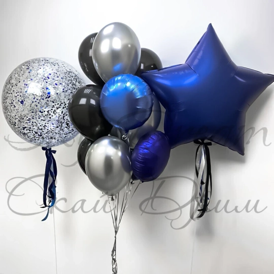 Композиция из шаров брутальному Мужчине №3