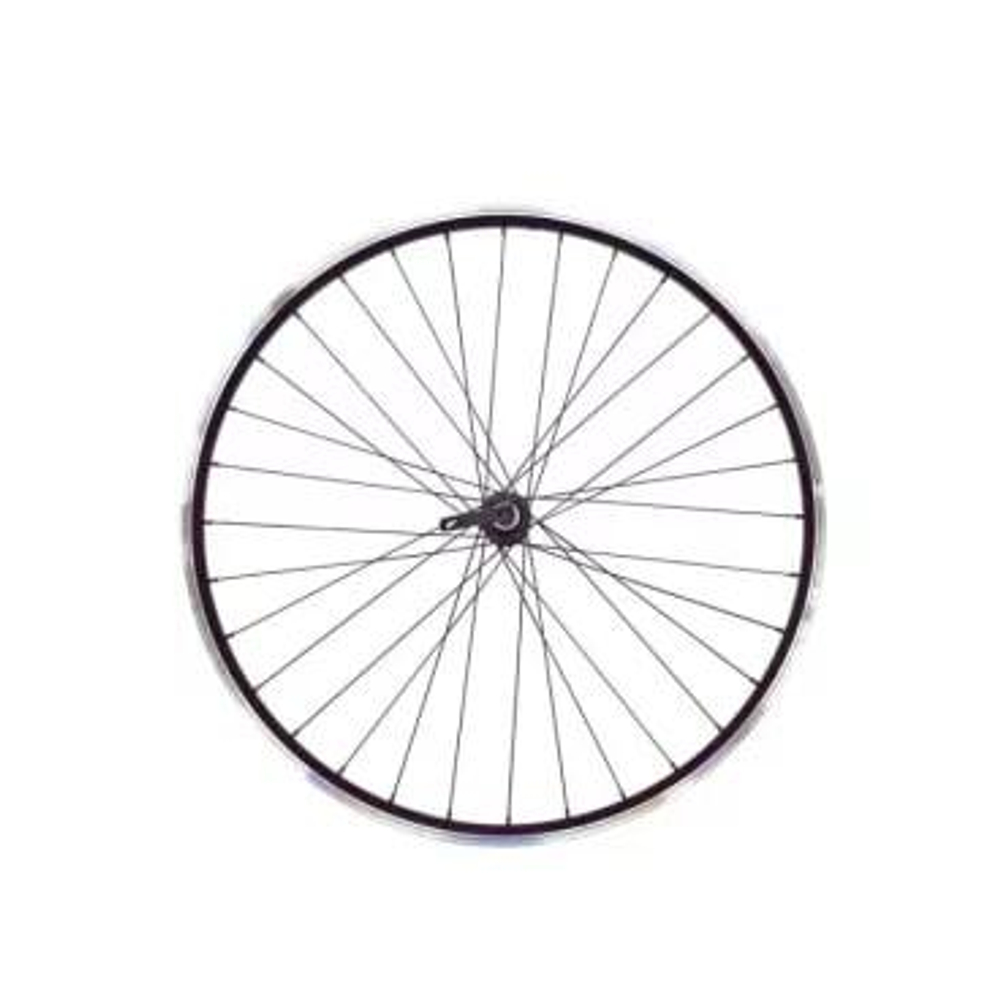 Колесо в сборе 24" Переднее WZ-201FQR 32отв 100мм 9мм(эксц),V-Brake Двустеночный Forward DW(RWF24FBA