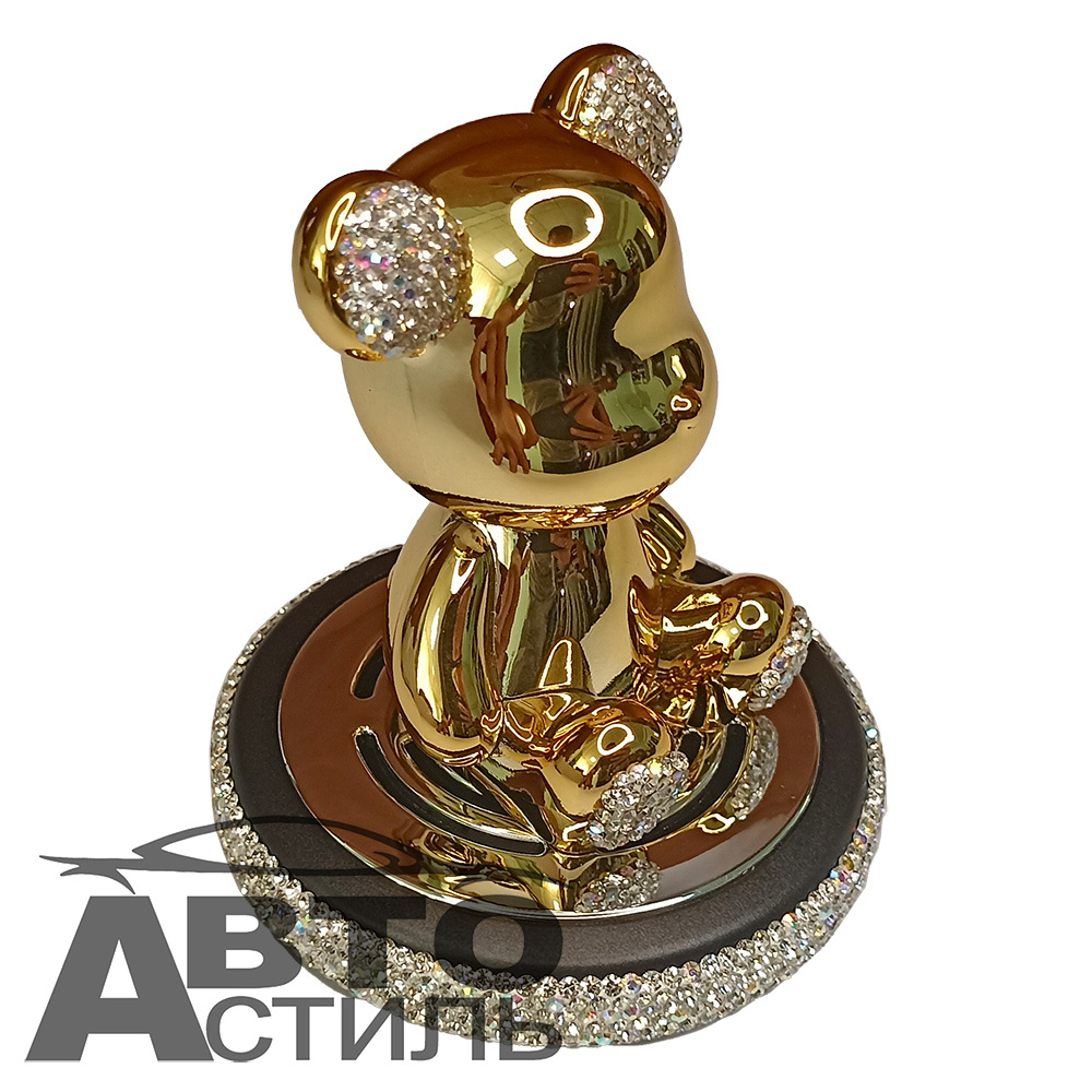 Ароматизатор-игрушка -на торпеду- Мишка - YC-14GL золотой