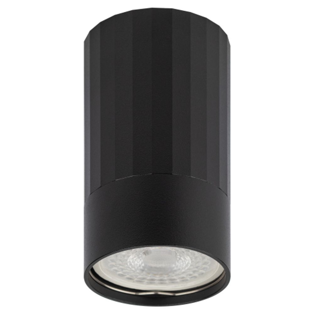 Светильник настенно-потолочный спот ЭРА OL32 BK MR16 GU10 IP20 черный | Накладные светильники
