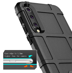 Чехол для Xiaomi Mi 9 SE цвет Black (черный), серия Armor от Caseport