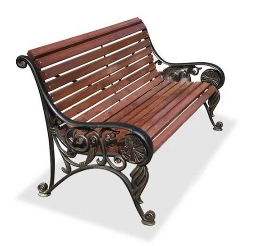 Скамейка чугунная «Парк Чаир»