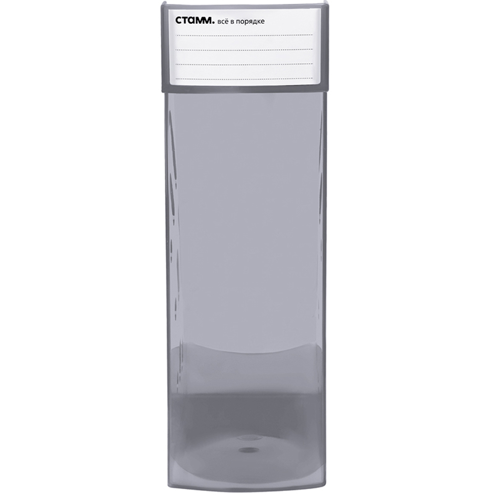 Лоток вертикальный СТАММ "Эксперт" тонированный, серый