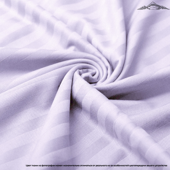 Сатин-страйп &quot;Лаванда&quot; | ш.240 см | 130 г/м² | хлопок-100%