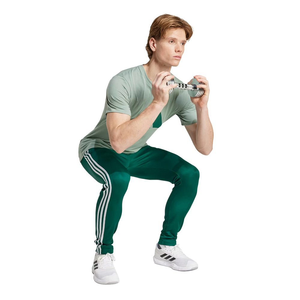 Баскетбольные штаны adidas Train Essentials 3-Stripes Green Pants