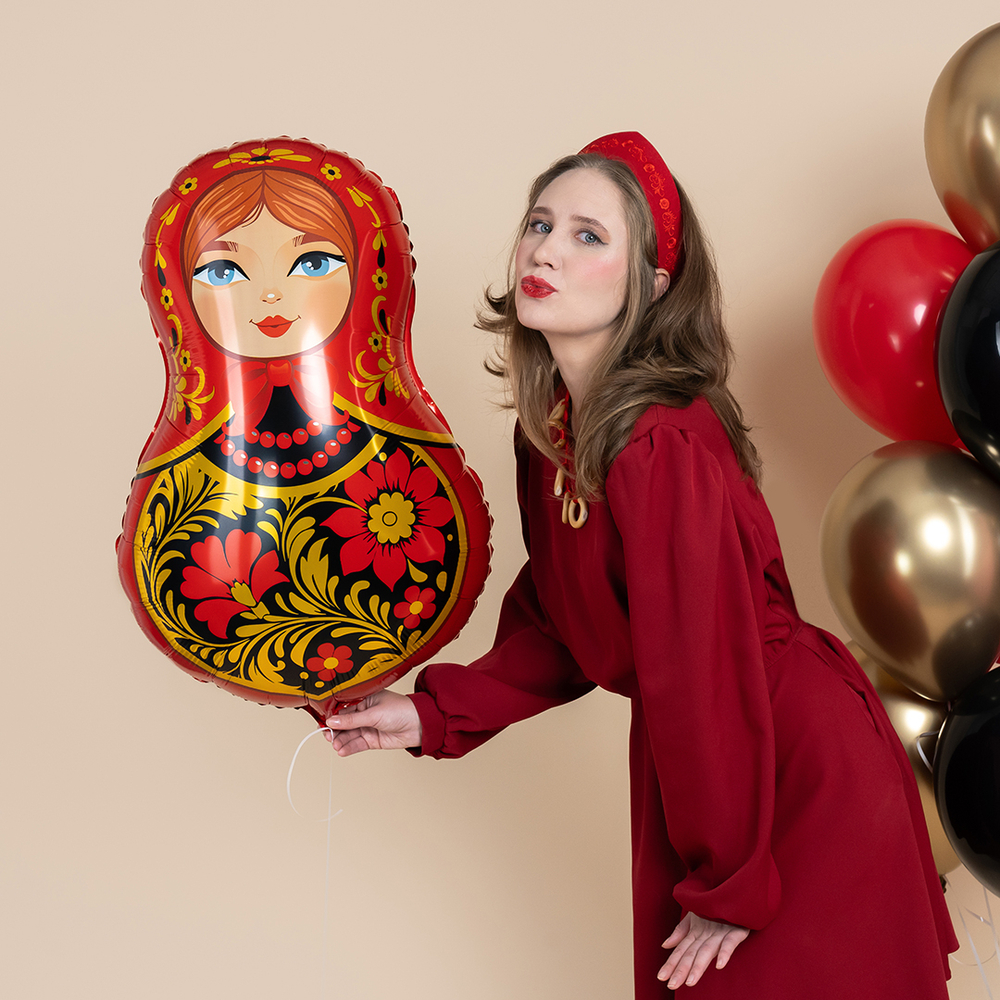 Фигура Матрешка Золотая роспись (31''/79 см)