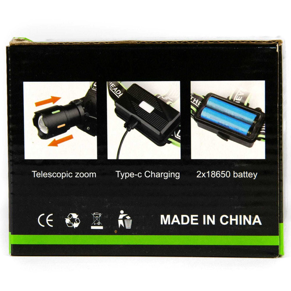 Фонарь налобный JY-903