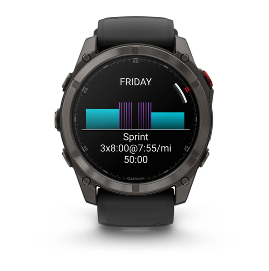 Умные часы Garmin Fenix 8 PRO, 47 мм, AMOLED, Sapphire, Titanium with Graphite/Black Silicone Band