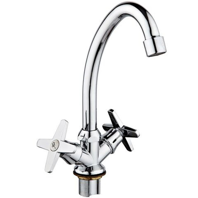 Смеситель для кухни, РМС, с кран-буксой, хром, SL72-271F