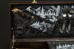 Подарочный набор для пикника в кейсе "Престиж"