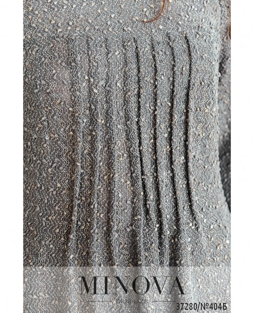 Платье 404Б-серый Minova
