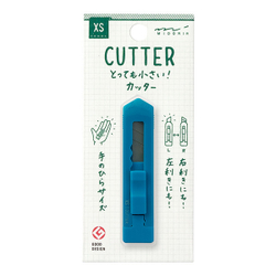 Канцелярский нож Midori XS Cutter: синий