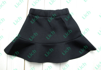 Юбка детская с воланом и поясом-резинкой