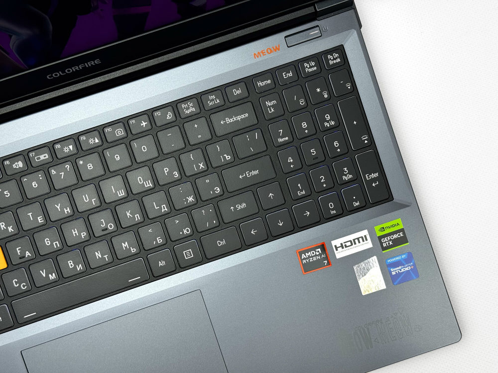 Игровой ноутбук Colorfire R15 RTX 4070 8GB / Ryzen 7 8845HS / 16GB / 512GB / 2.5K / 165Hz / Win11 RU / Русско-Английская клавиатура