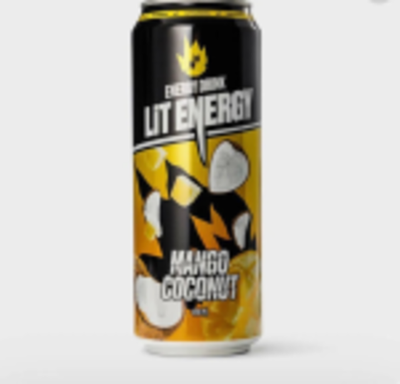 LIT ENERGY MANGO COCONUT