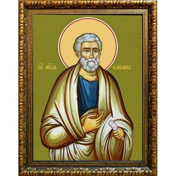 Олимп (Олимпан) апостол от 70-ти. Икона на холсте.