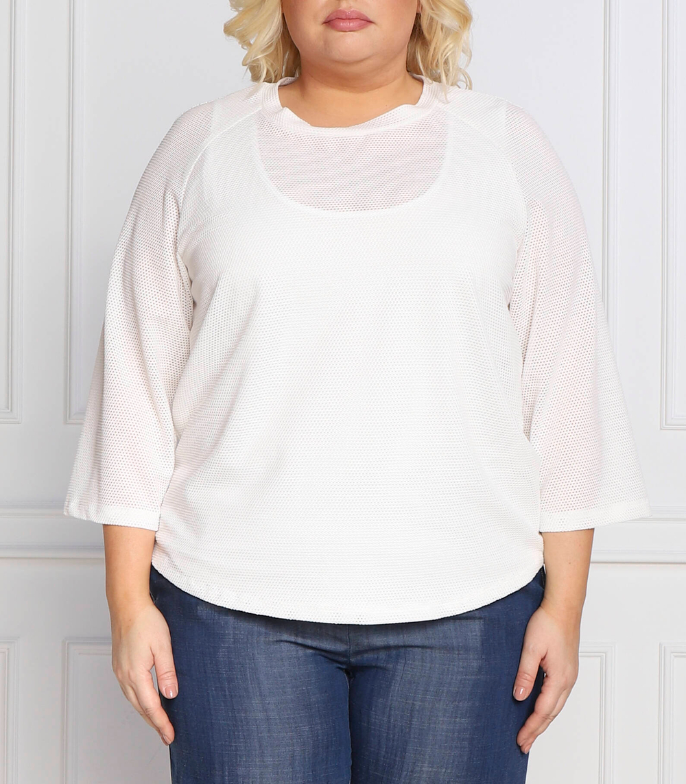 блузка ortisei plus size Persona by Marina Rinaldi - белый(1922012)