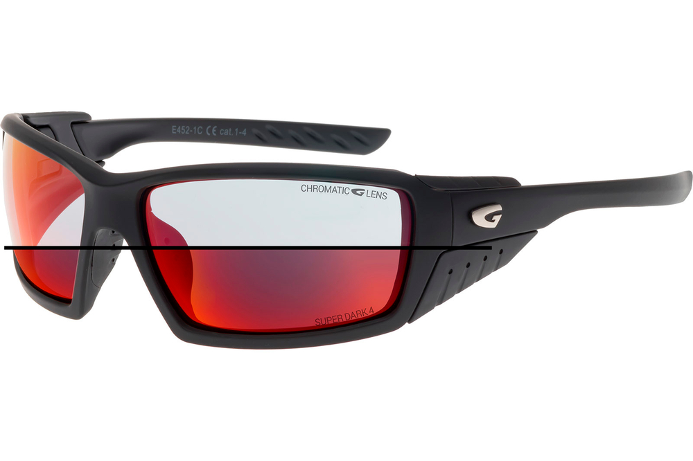 Спортивные очки GOG Ellbrus / Matt Black / Photochromic Red Lens