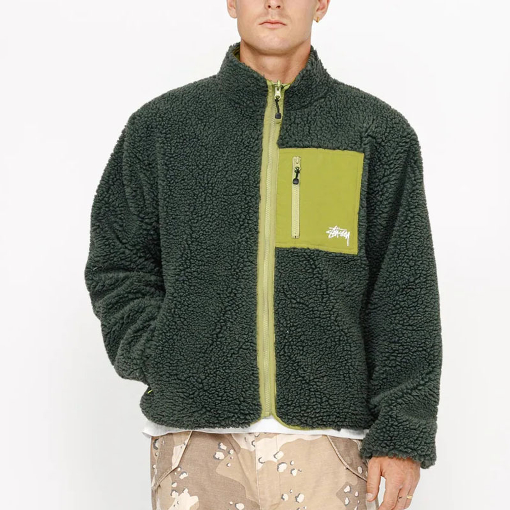 Куртки Stussy FW24 SHERPA REVERSIBLE JACKET, 118529