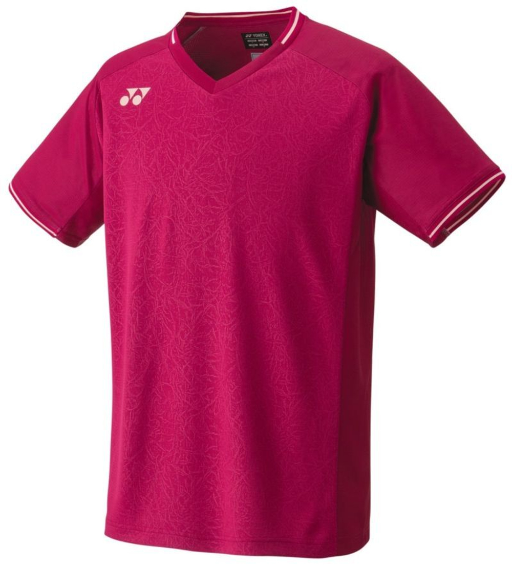Мужская теннисная футболка Yonex T-Shirt Crew Neck - reddish rose