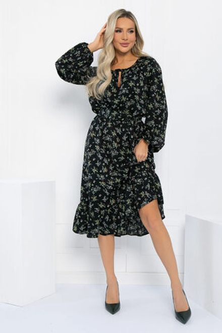 Платье Алания (черное) П12996-10М LT Collection