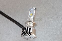 T19 LED bulb. Hi-Low beam. 40W, DC-AC 9-18V. Made in Thailand.