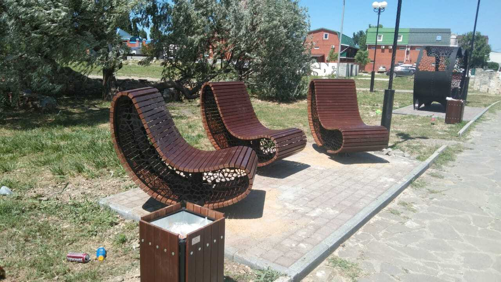 Кресло стальное «Филигран Уно»