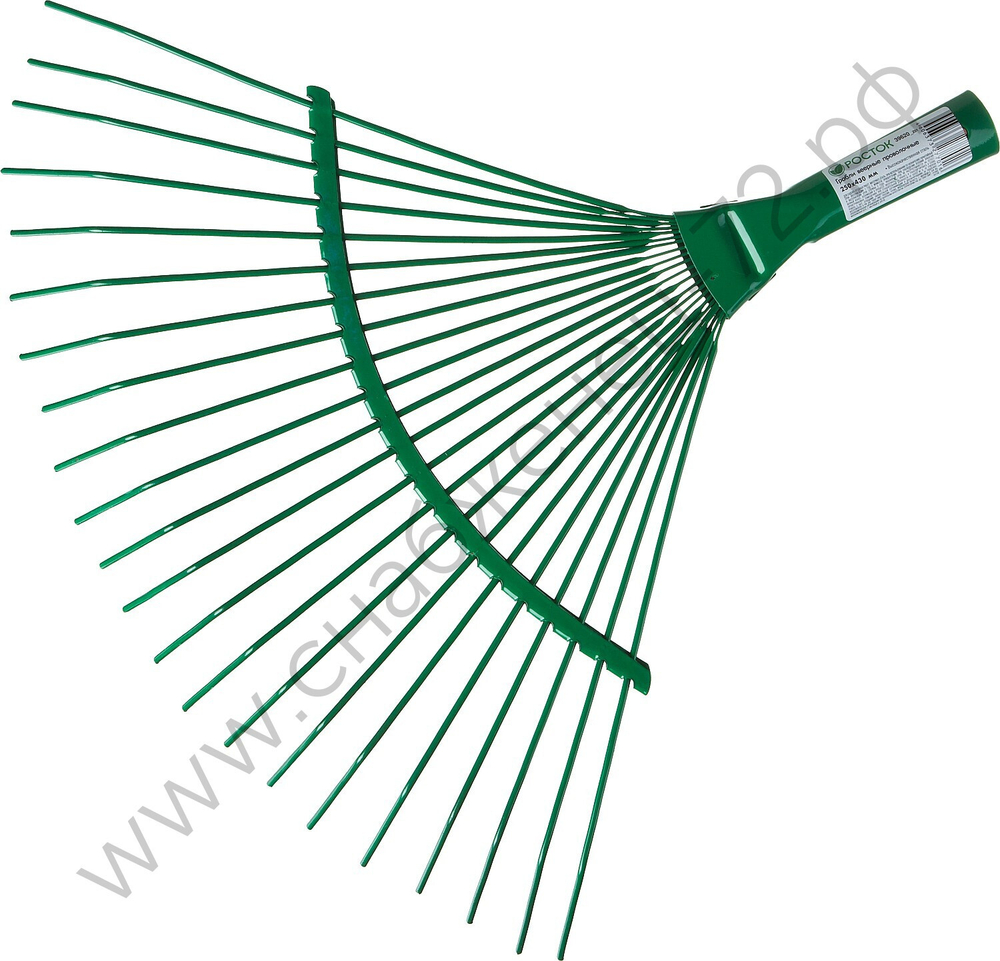 РОСТОК PB-22W, 375 х 430 мм, металлические, проволочные, без черенка, веерные грабли (39620)